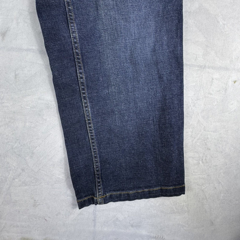Caslon Womens Bootcut Jeans Blue Denim Dark Wash Classic Comfort 20W Petite - Picture 12 of 16